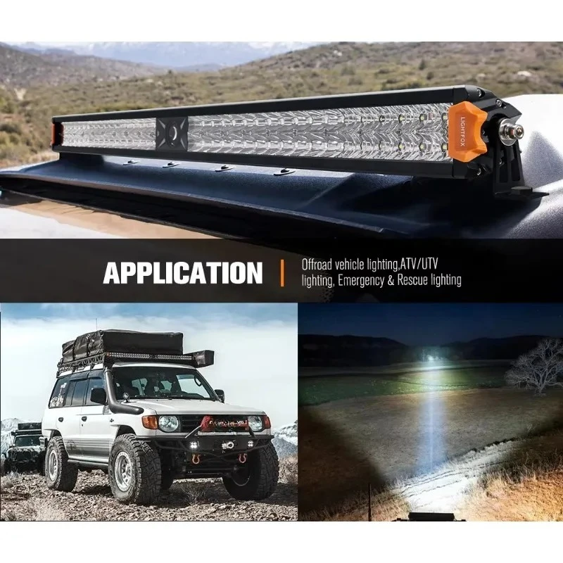 

42 Inch 228W for Offroad Led Light Bar Double Row Laser Driving Light Bar for Cars Trucks ATV UTV Boats