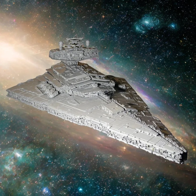19579PCS MOC Space Battle Isd Intimidator Model Collectible Display DIY Creative Building Blocks Home Decor Gift Display Gift
