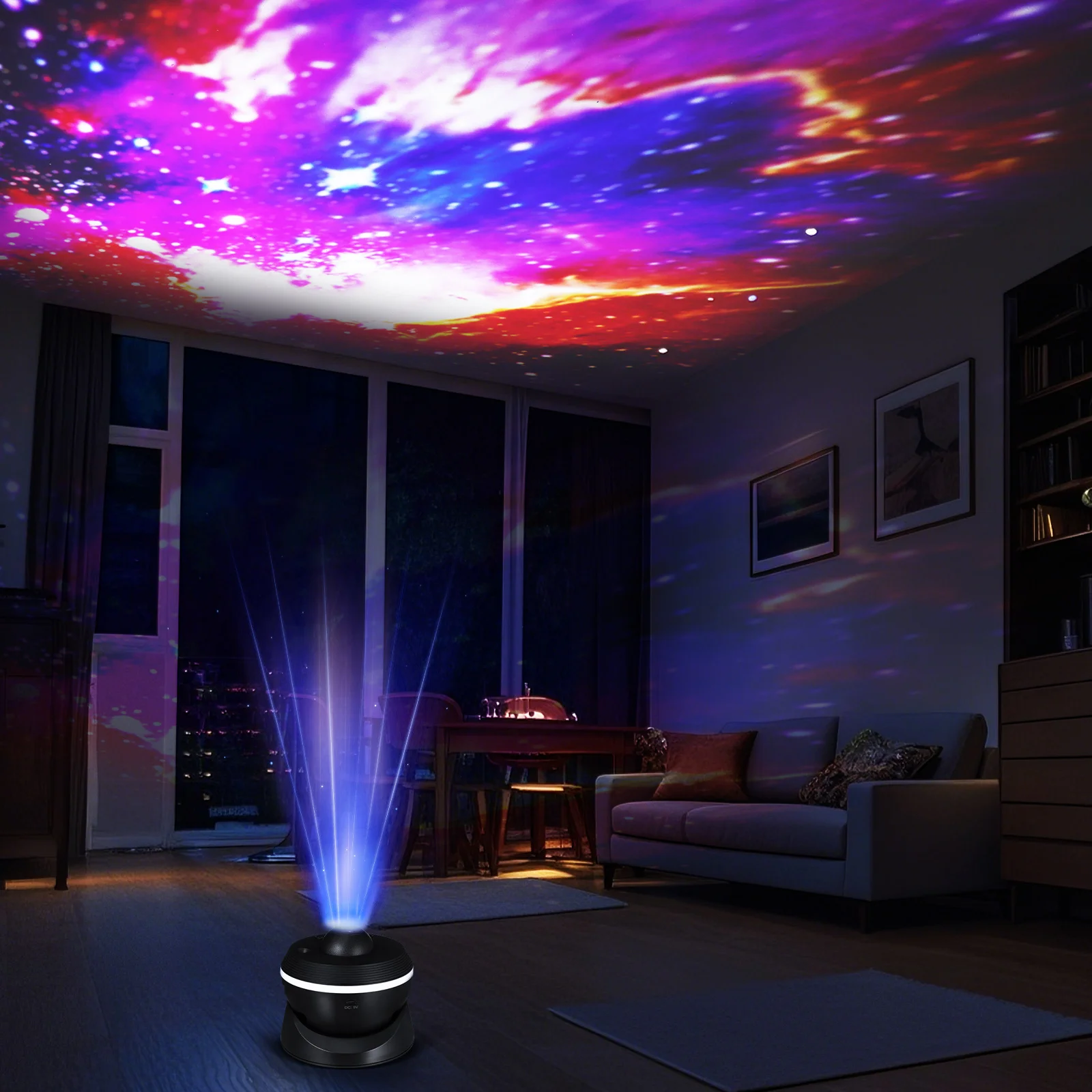 Projection Lamp Adjustable Ceiling Projector For Bedroom Stars Night Light Mood Lighting Home Decor Space Ball