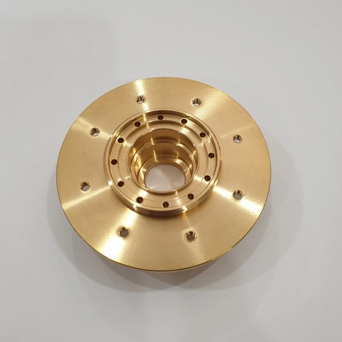 X187B370H03,Nozzle Holder M216,Brass Ring 8 holes apply for Mitsubishi FA machine nozzle seat outer diameter 73/63mm
