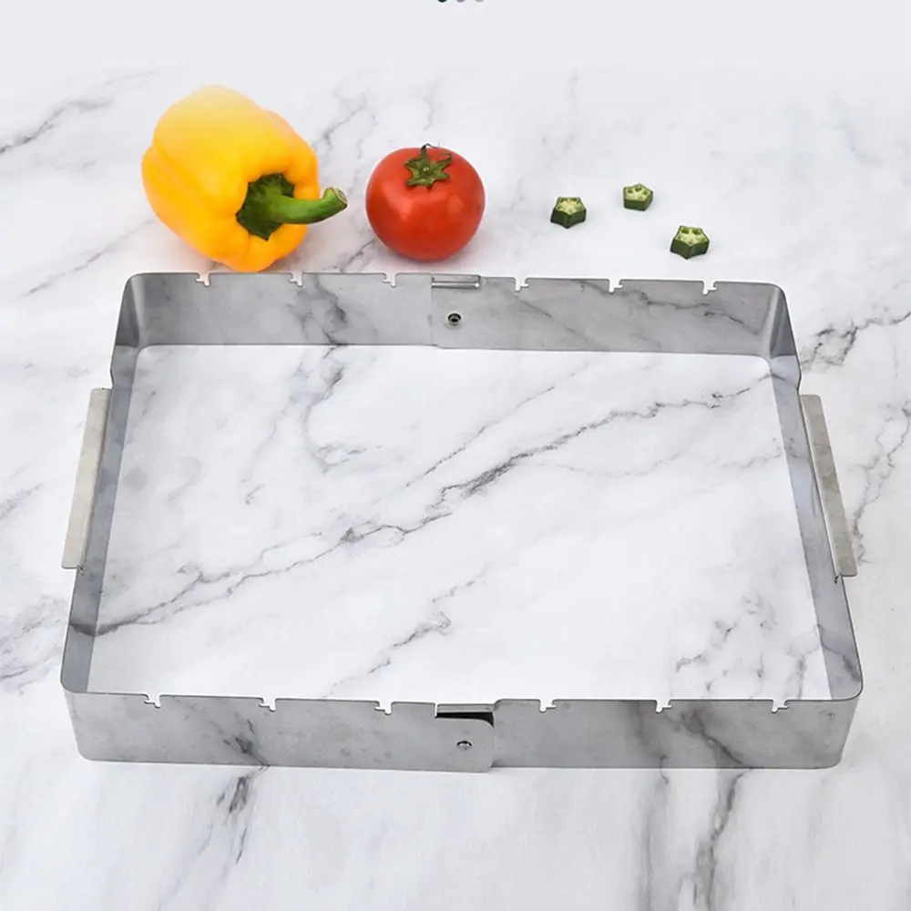 

Creative BBQ Skewer Rack Set Foldable Stainless Steel BBQ Grill Rack with 6 Skewers Durable Outdoor Grill Tools Birthday Party