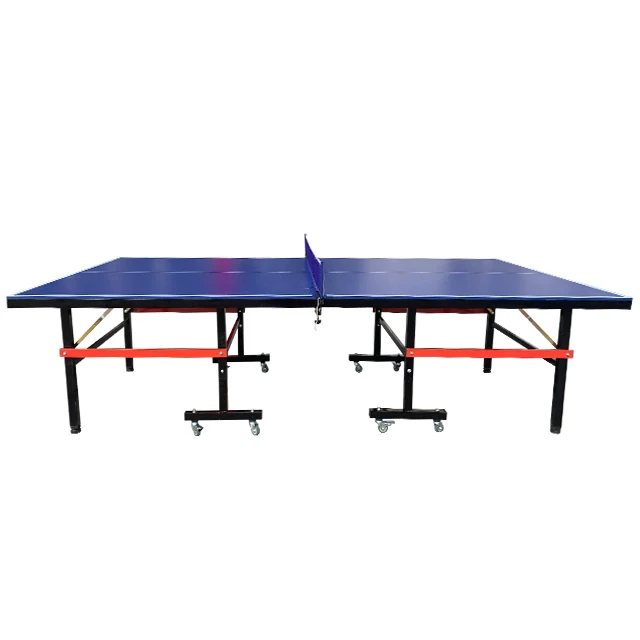 Factory Direct Table Tennis Table With Foldable and Movable Wheels Full Size Competitive Prices Pingpong Table