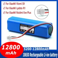 For XiaoMi Lydsto R1 Viomi S9 Roidmi Eve Plus Rechargeable Li-ion Battery Robot Vacuum Cleaner R1 Battery Pack 12800mAh