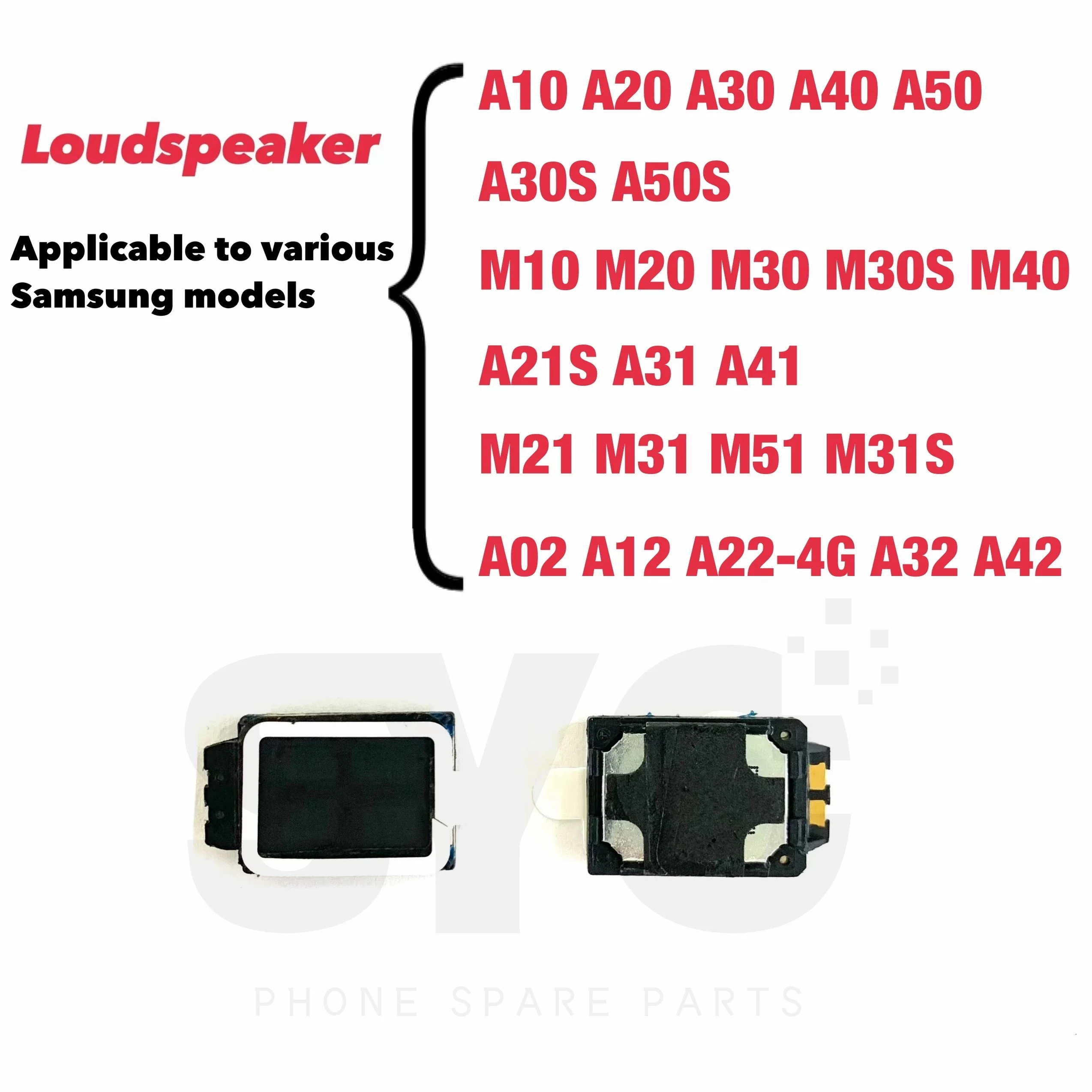 Loud Buzzer Music Ringer Speaker Ear Receiver Earpiece Flex Cable For Samsung A10 A20 A30 A40 A50 A750 M20 M30 M40 A21S A31 A22