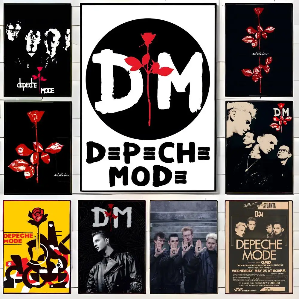 Synth Pop Band D-Depeche Mode Poster Wall Art Print Decorative Mural Home Decor Gift Unframed