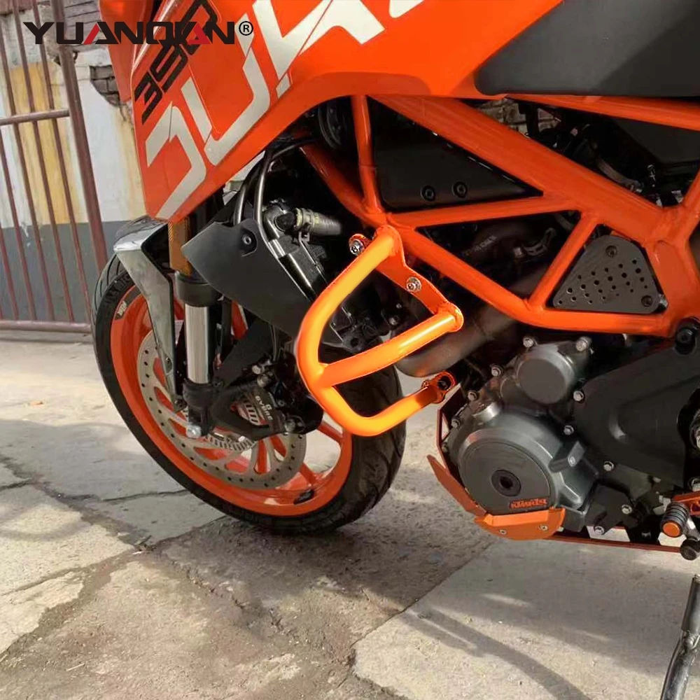 For Duke 390 250 2017-2022 Engine Guard Highway Crash Bar Motorcycle Frame Protection Bumper For Duke390 2013-2020 Accessories