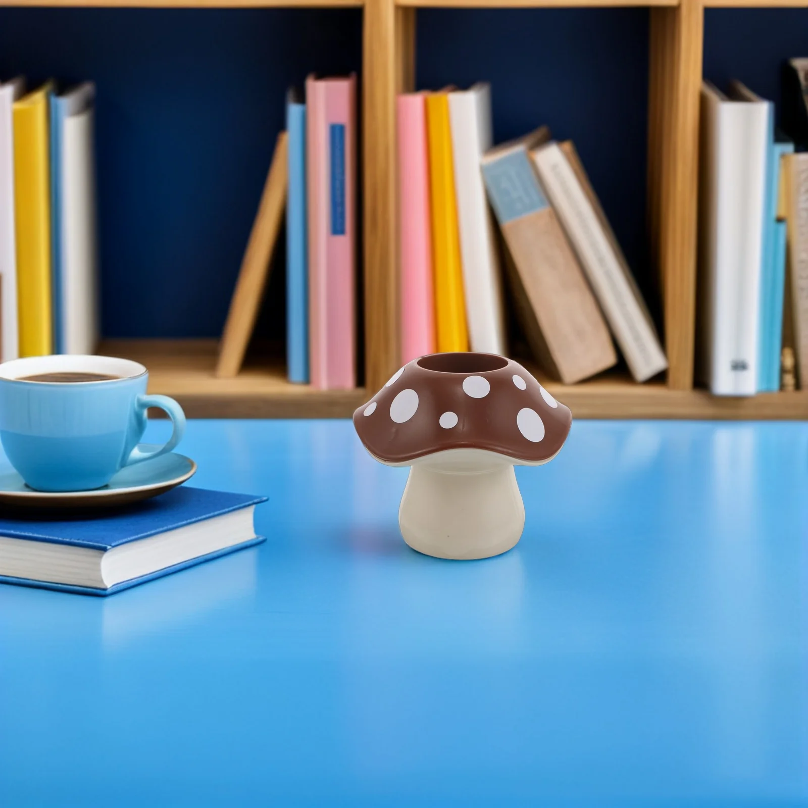 مبتكرة الفطر حامل القلم مكتب منظم قلم رصاص كوب للبالغين لطيف القلم وعاء المدرسة مكتب ديكور المنزل #1