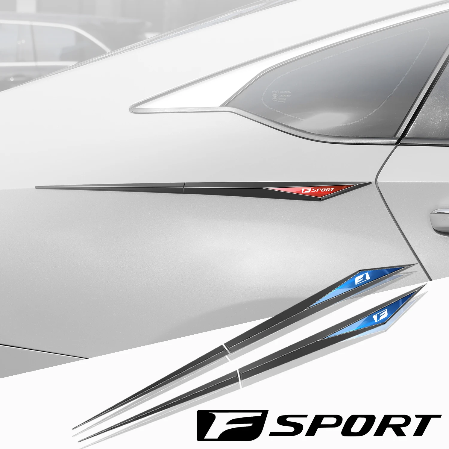 

2 шт., автомобильные наклейки из ТПУ для Lexus F LFA ISF GSF RCF F SPORT ct gs nx es if lc ls