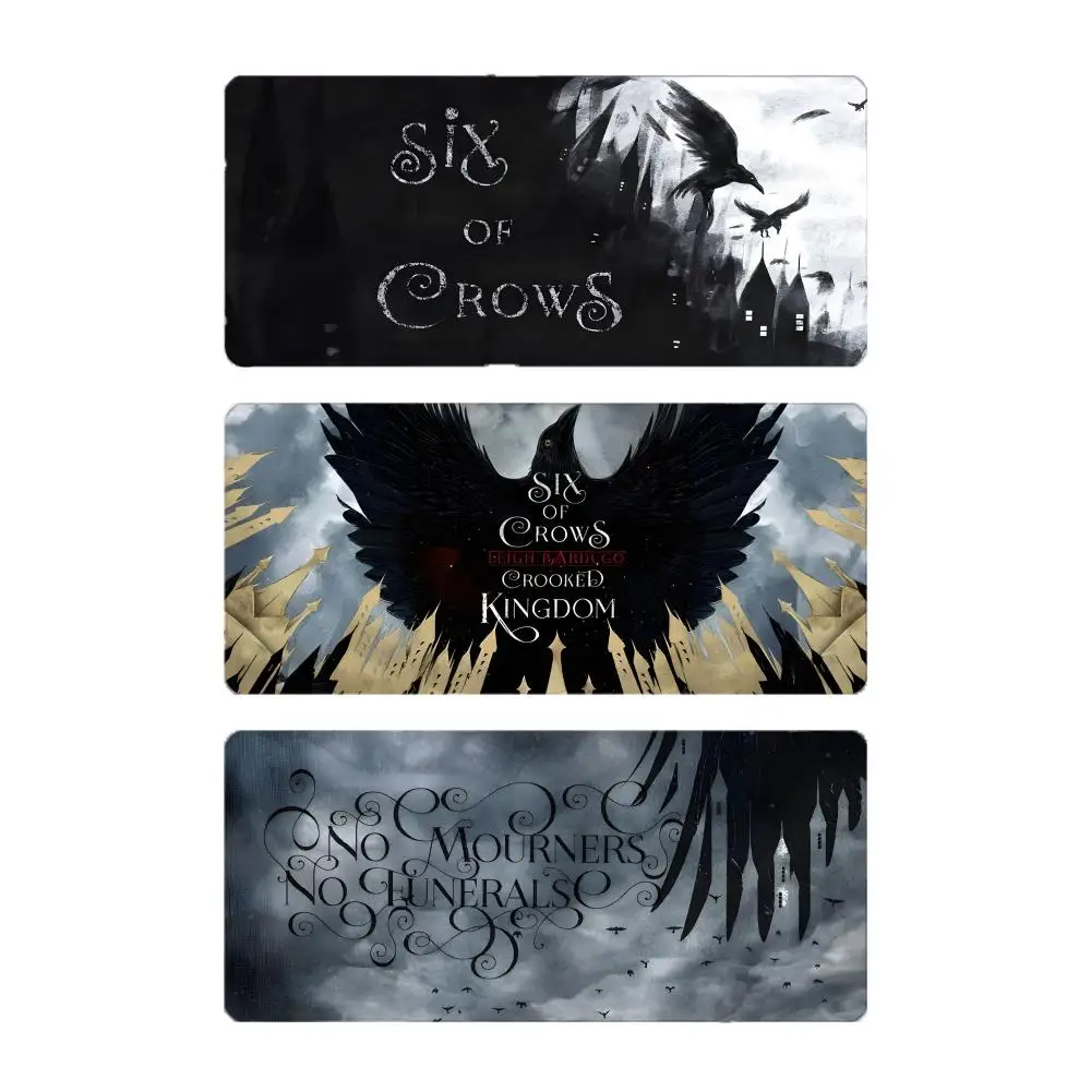 novel adventure S-Six of Crows Mouse Pad Mousepad Large Gaming LockEdge Thickened PC Table Desk Mat