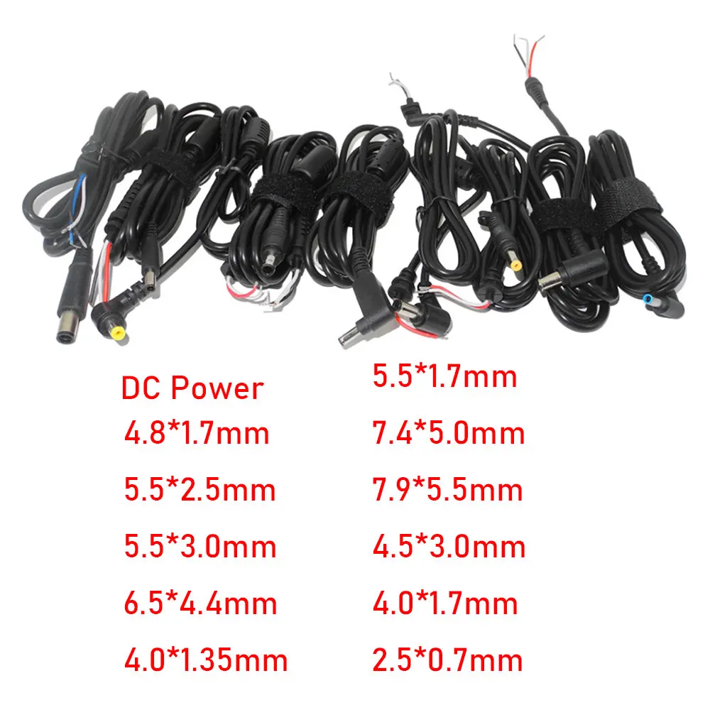 DC Power Cable Cord Connector DC Jack Charger Adapter Plug Power Supply Cable for Samsung HP Dell Sony Toshiba Asus Acer Lenovo