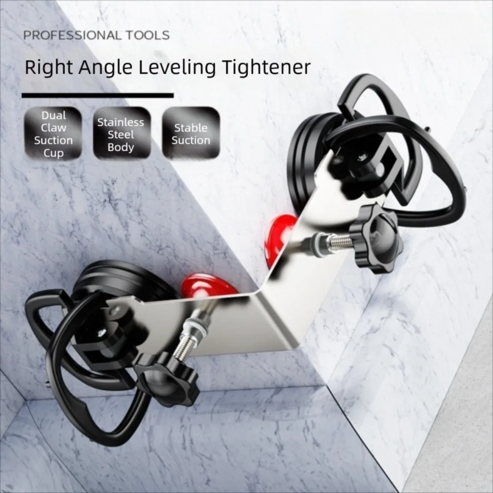 90 Degree Floor Gap Fixer Heavy Duty Suction Cup 90 Degree Steel Seams Setter Alignment Tool Floor Gap Alignment
