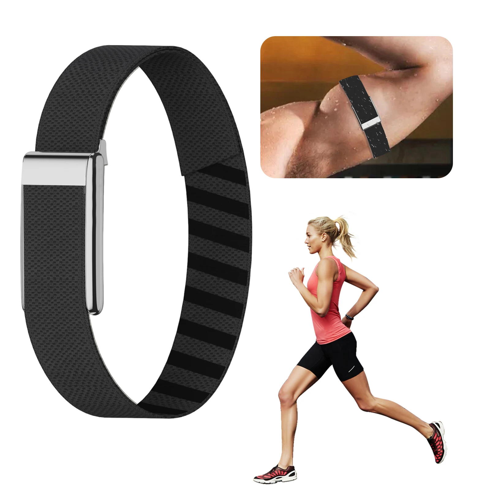 For Whoop 5.0 Replacement Watch Strap Breathable Adjustable Nylon Strap Wear Resist Lightweight Watchband Watch Accessories