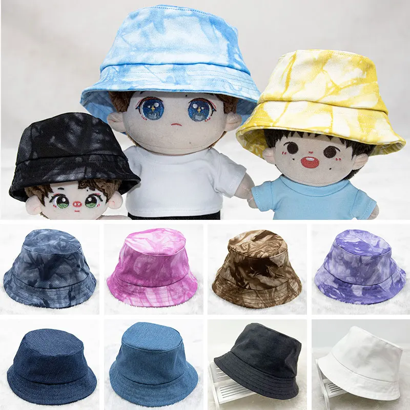 

10cm 20cm cotton doll Fisherman hat 10cm 15cm accessories doll hat foll clothes