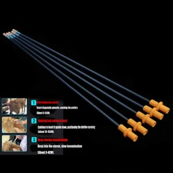 Pet Dog Disposable Artificial Insemination Catheters Rods Breeding Tubes Soft Rubber 20cm30cm40cm  Canine Semen Catheter For Dog