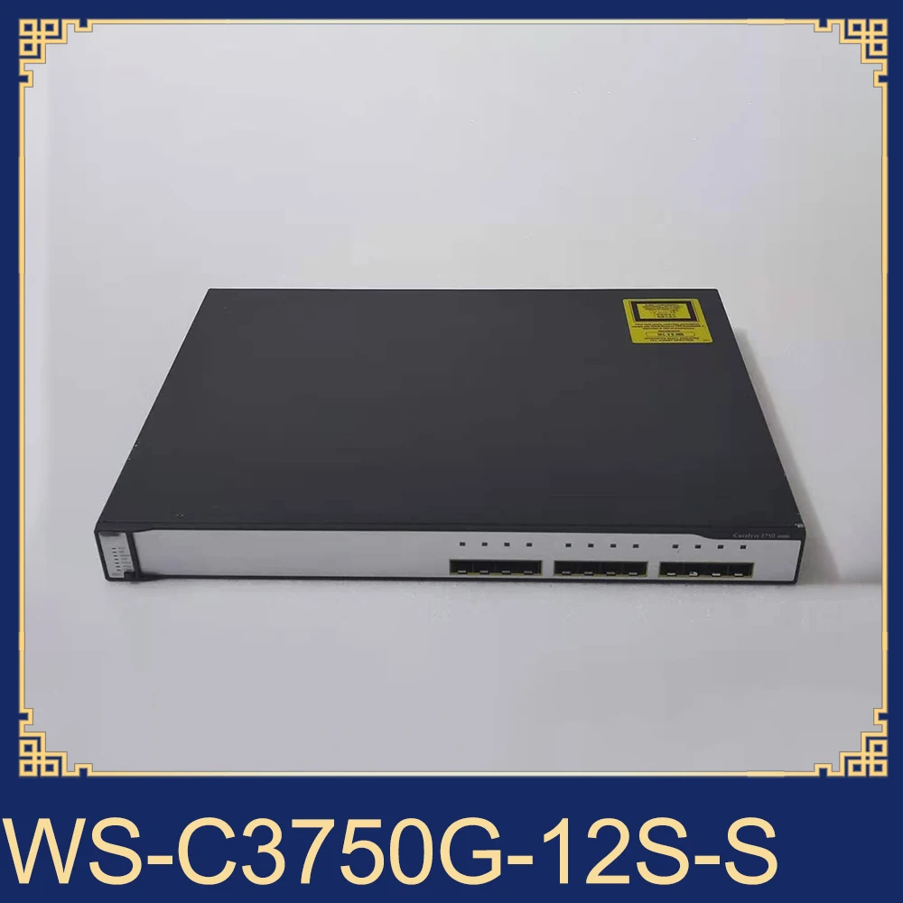 12-port Gigabit SFP Three-Layer Network Management Switch WS-C3750G-12S-S