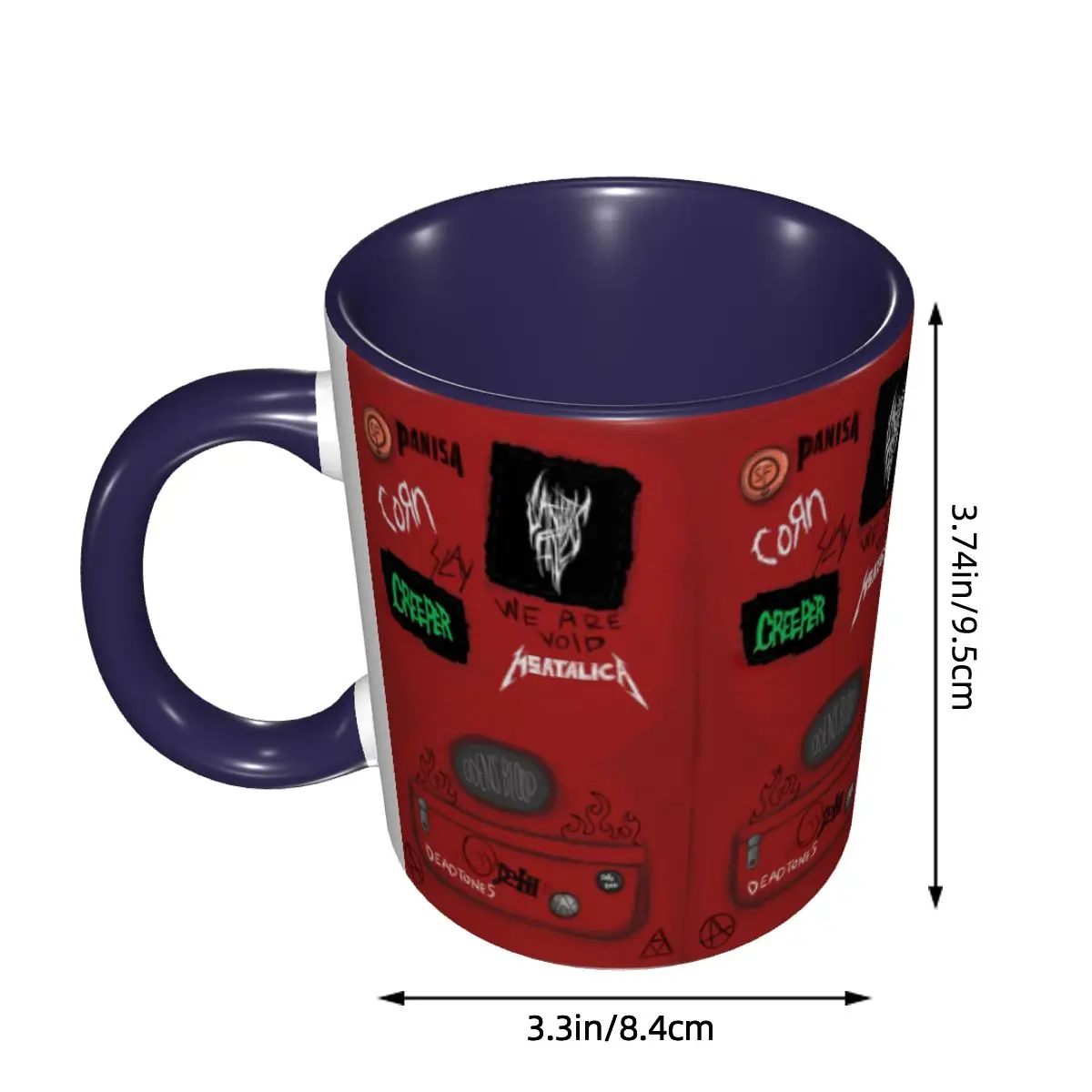 Sally Face Larry's Bag Mug Funny Ceramic Coffee Cups Tea Mugs Milk Cup Drinkware Gifts for Woman Man