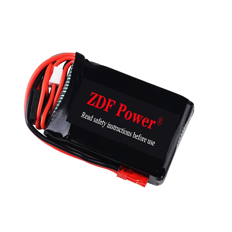 ZDF 1500mAh 6.6V 2S 2S1P LiFe Battery Pack with BBL1 Futaba 3P Plug for 14SG 4PLS T8J Remote Control