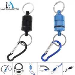 Maximumcatch Fly Fishing Magnetic Net Release & Catch Net Holder Strength1.2-3.5KG with Strong Cord Fishing Accessory
