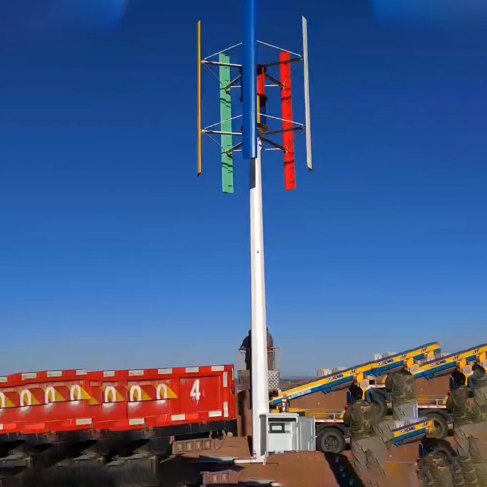 80KW Vertical Wind Turbine Windmill Generator Free Energy 220V 80KW 50KW 230V Household Farm Controller Off/On Grid Inverter