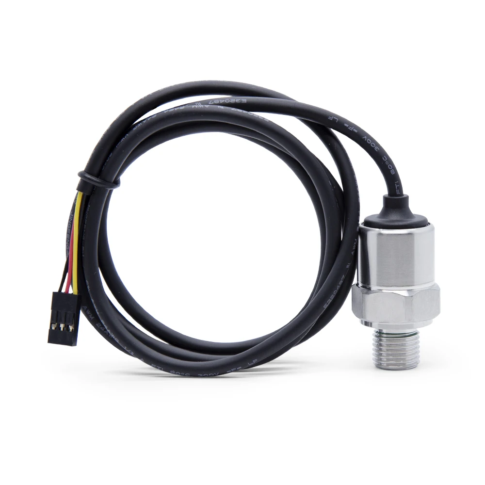 STM32 Terminal Connector Pressure Transmitter for Water Oil Gas 5-12V 0.5-4.5V SS316L G1/4 I2C Transducer Sensor for Arduinos