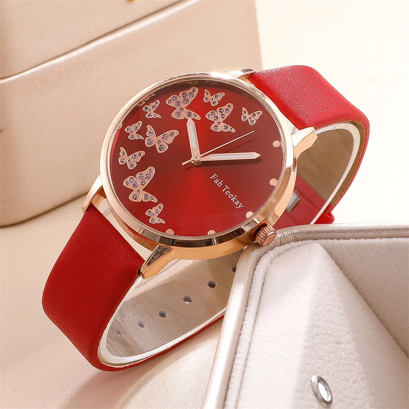 2023 New Watch Women Fashion Casual Leather Belt Watches Simple Ladies Round Dial Quartz Wristwatches Dress Clock Reloj Mujer