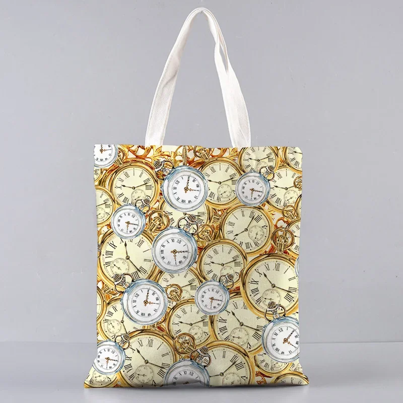 Borsa per la spesa a tracolla per ragazza borsa in tela da donna totes Tote bag donna Harajuku 2023 Shopper Alice princess Printed shopper handbag