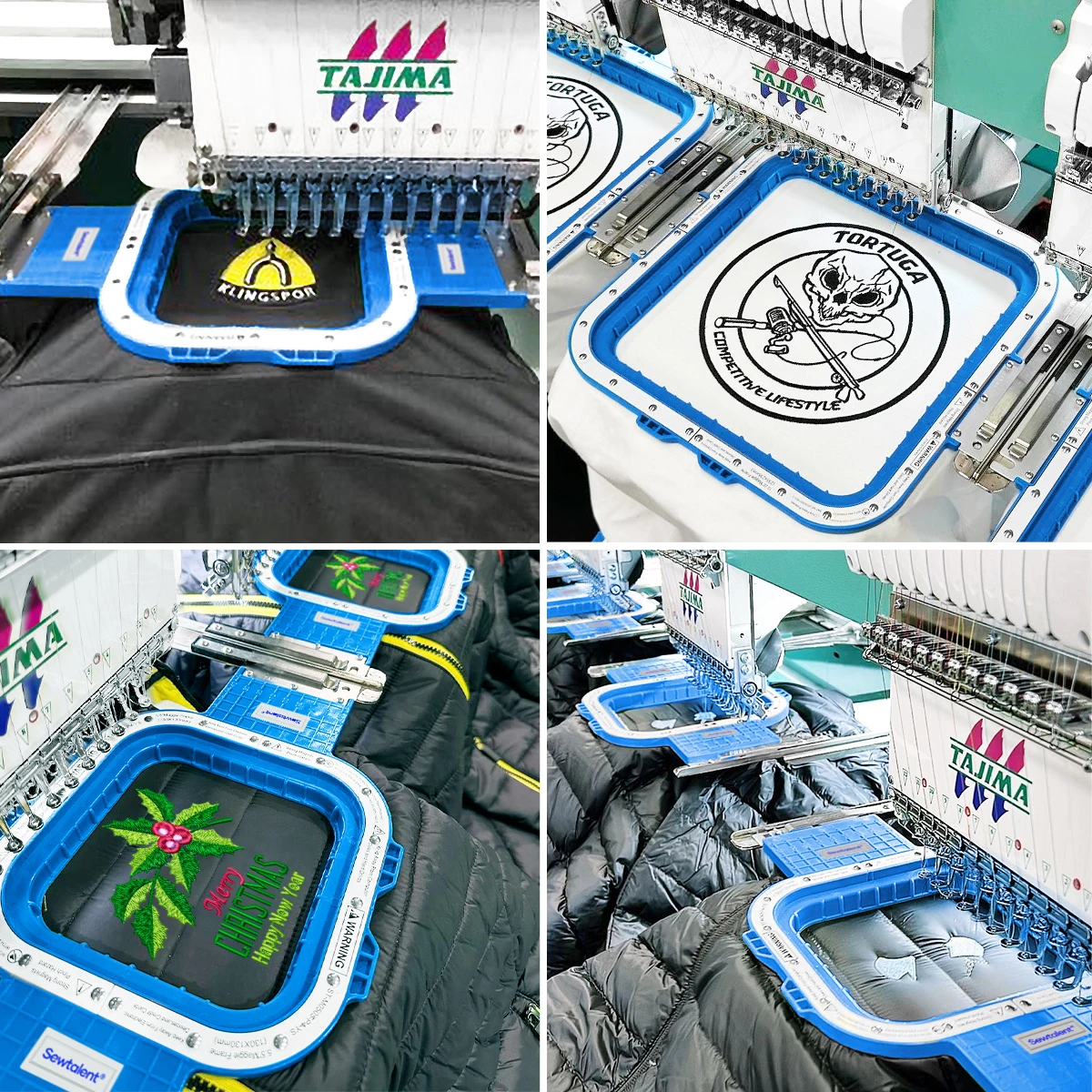 Sewpassion-Magnetic Embroidery Hoops for Tajima, Mighty Hoop Frame, TMBR-S1501C Embroidery Machine