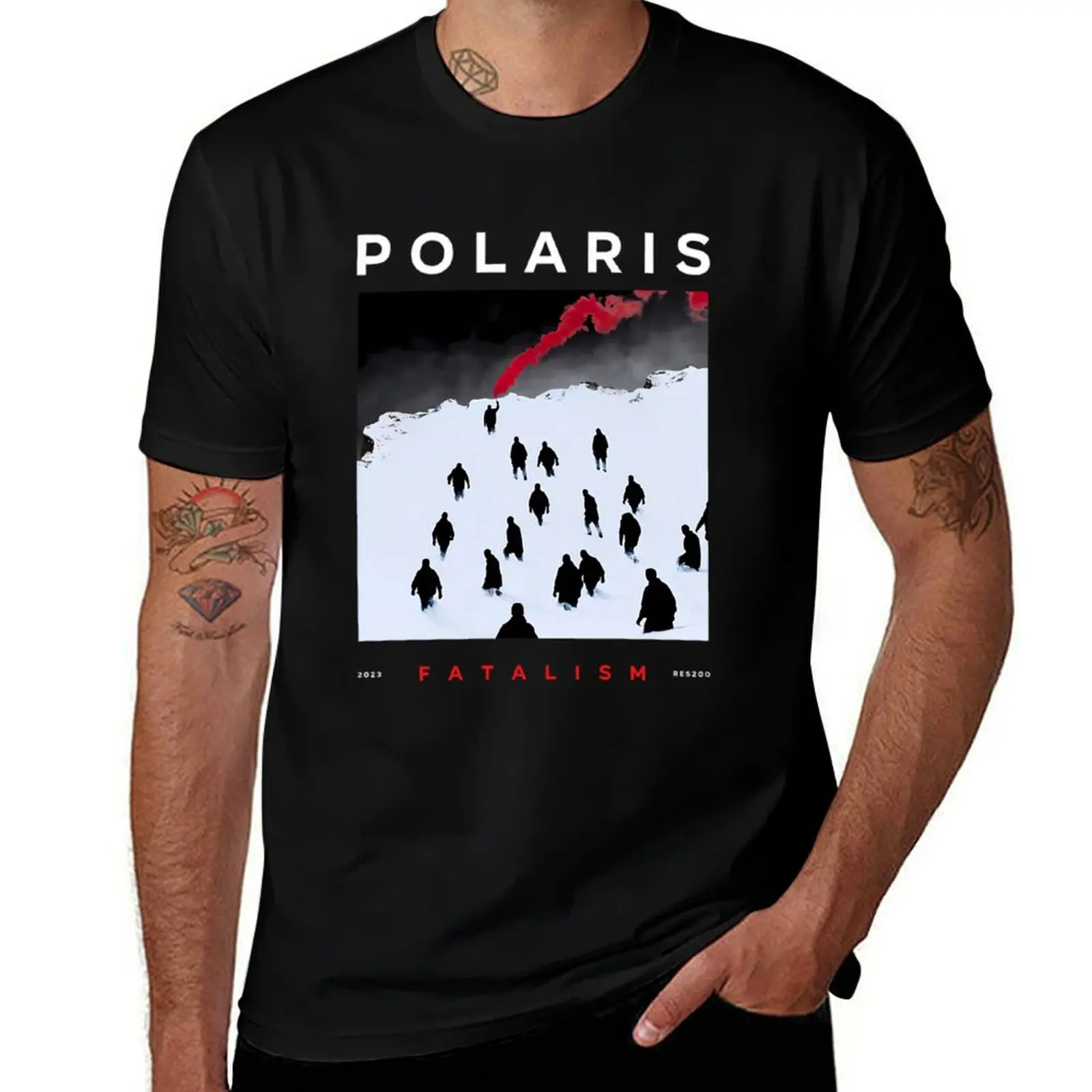 

Polaris Merch Fatalism T-Shirt blanks summer tops tees T-shirt men