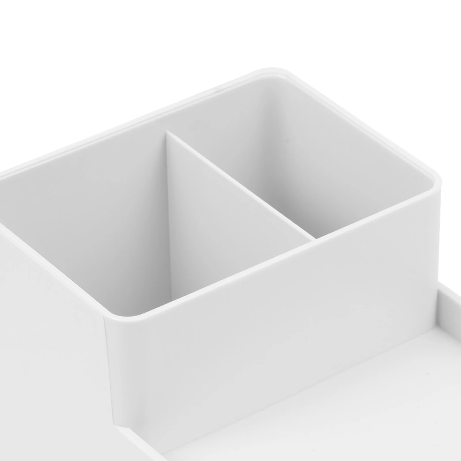 

Practical White Stationery Storage Box Desktop Home Accessory Container Office Supply ganizer Case Home Accessory
