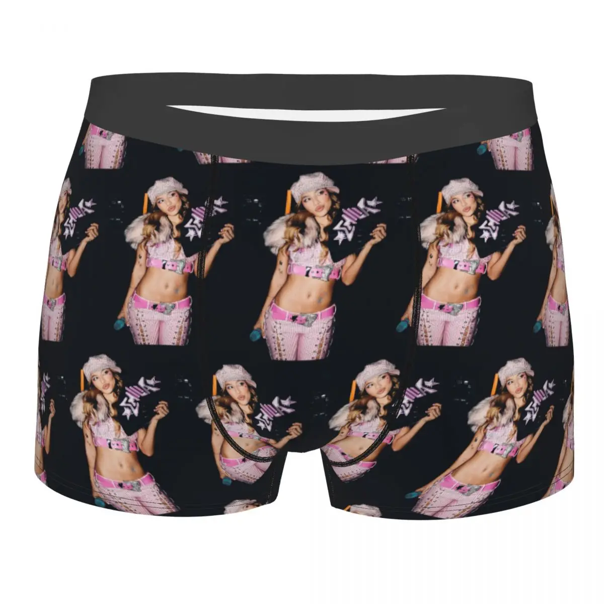 Boxer Underpants Shorts Singer Emilia Mernes Cover Emilia Mp3 Panties Male Soft Underwear for Homme Man Boyfriend Gift
