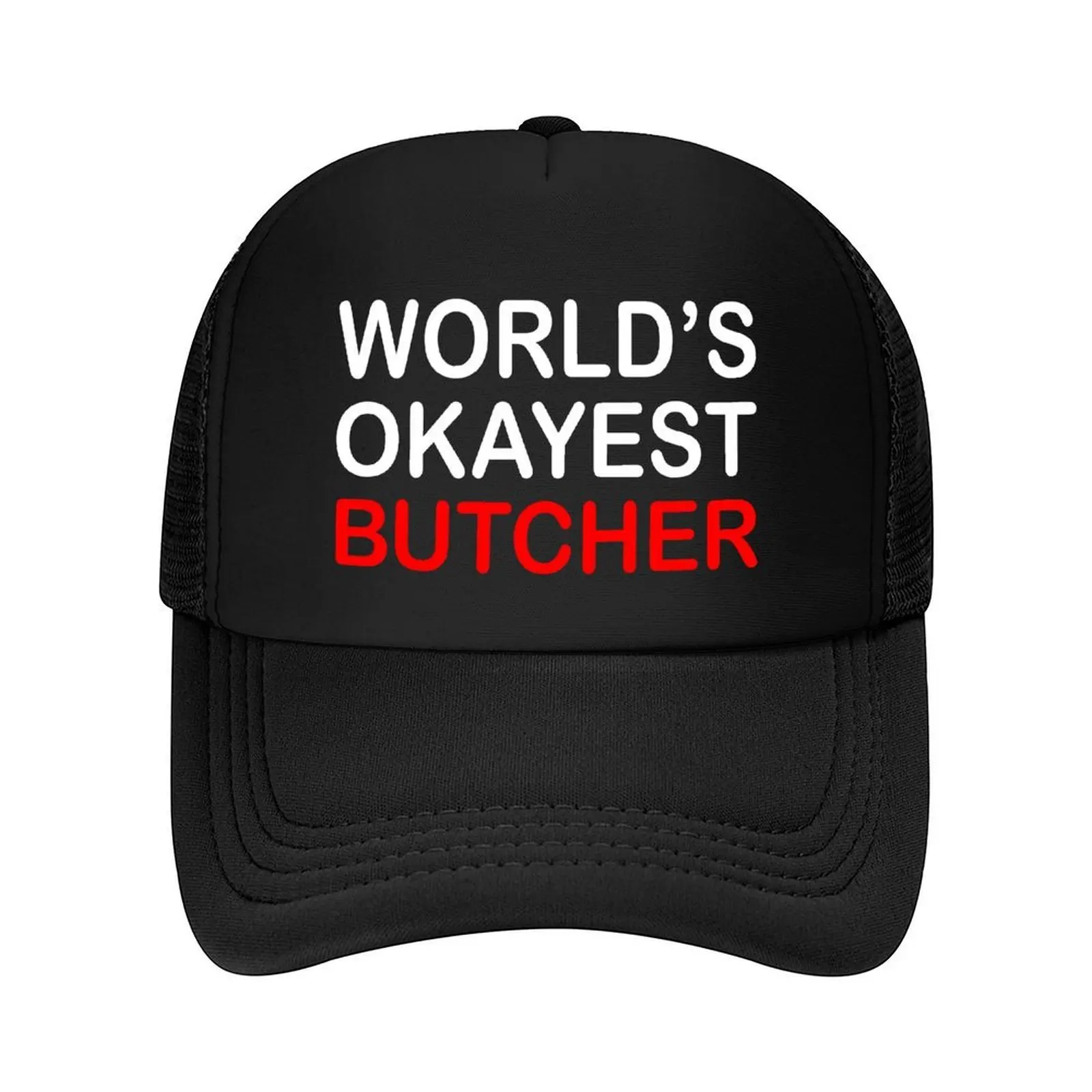 

Witty Butcher Butchery Baseball Cap Anime black funny hat hard hat Men Golf Wear Women's