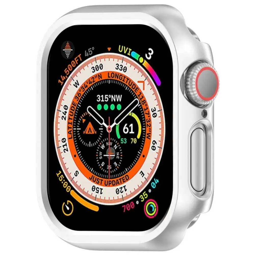 Anti-scratch PC Bumper Case Shockproof Hollow Half Frame Protective Cover for iWatch Hard for Apple Watch Series 10 42/46mm