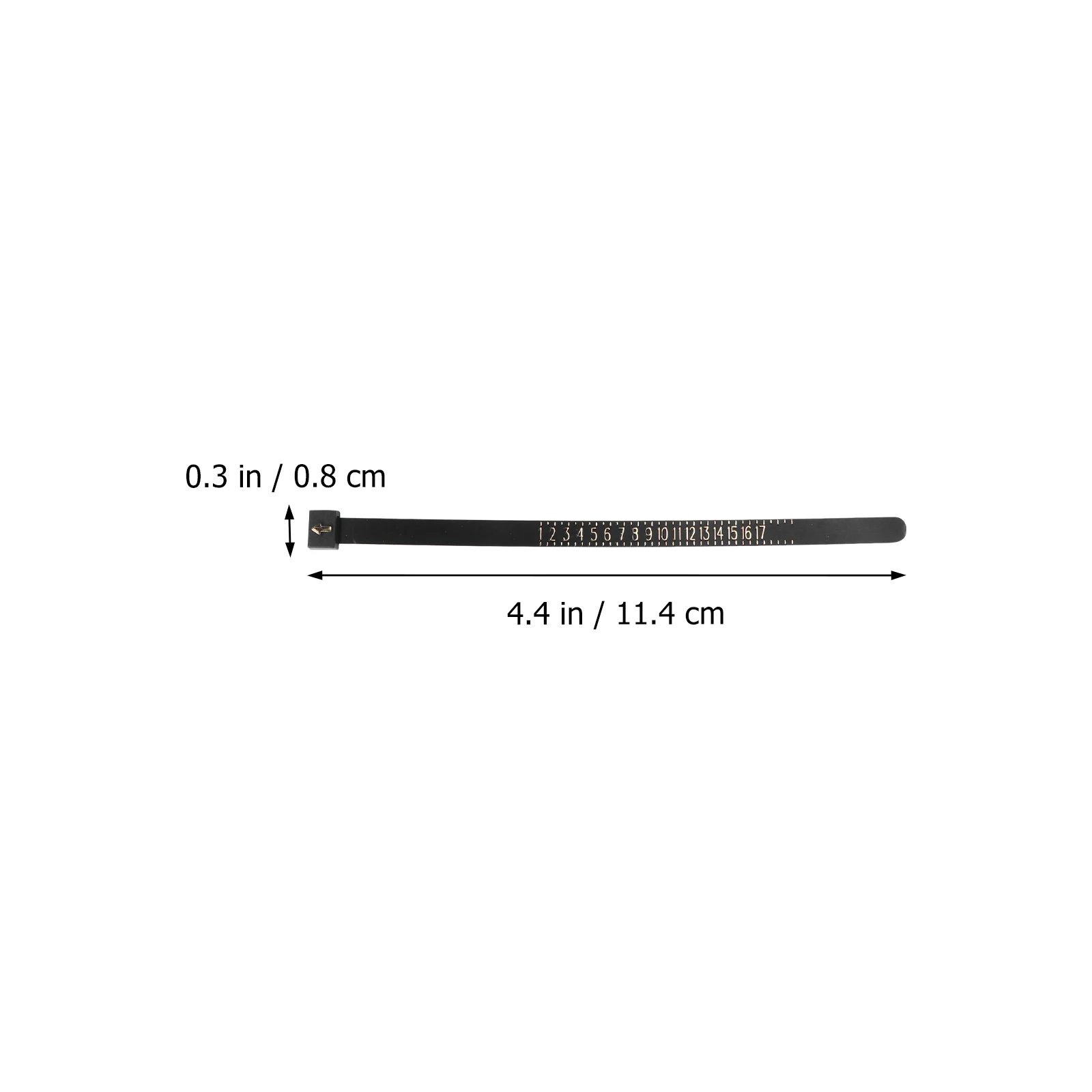 

5 Pcs Ring Sizer Tools Professional Jewelry Measuring Gauge Lightweight Durable Easy to Use Accurate Measurement