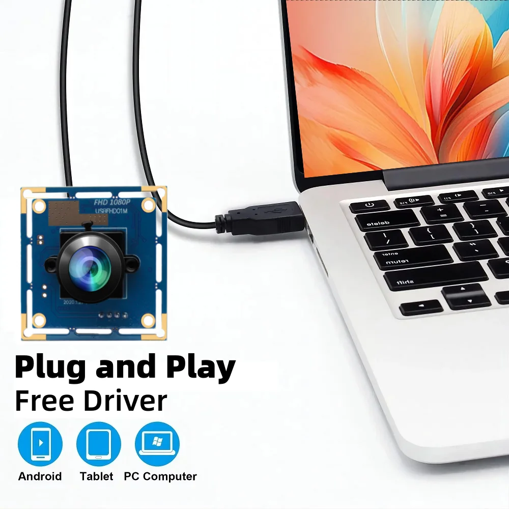 ELP 100fps High Speed USB Camera Module 180 degree Wide Angle fisheye lens 1080P Full HD mini webcam for Security Monitoring