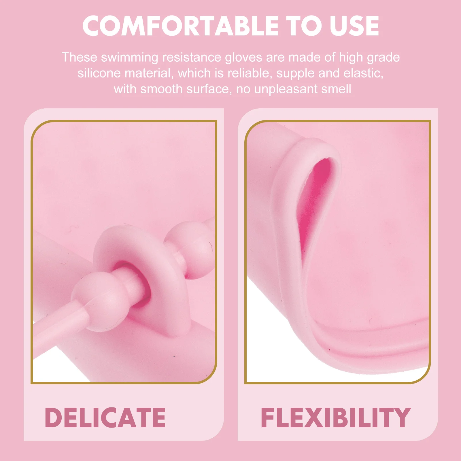 

Hand Gloves for Swimming Ultraviolet Light Paddles Adult Silica Gel Training Bridegroom