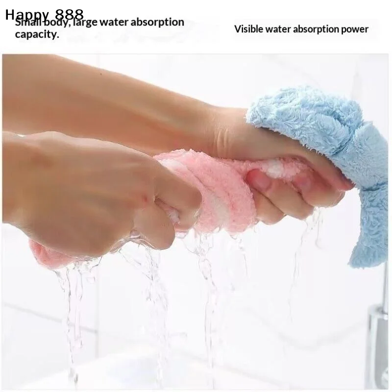 

Мягкое впитывающее полотенце для рук из микрофибры с рисунком в виде кораллового бархата и леденца – приятное для кожи, для кухни и ванной комнаты