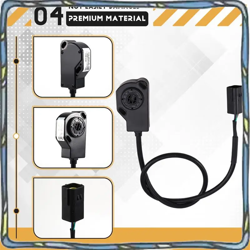 

Durable HXJS-4805D Electric Accelerator Coil Control Box, 0-5V Output For 12-96V Vehicles