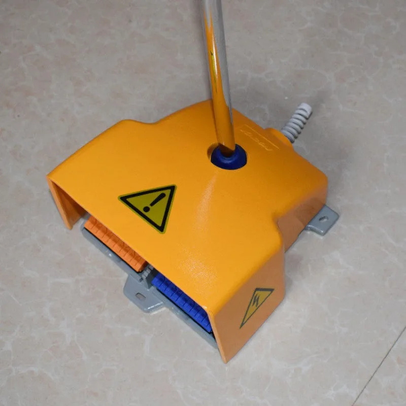 Dual foot switch with 630mm emergency stop lifting lever Kaikun HRF-HD5NX-RE heavy industry foot pedal