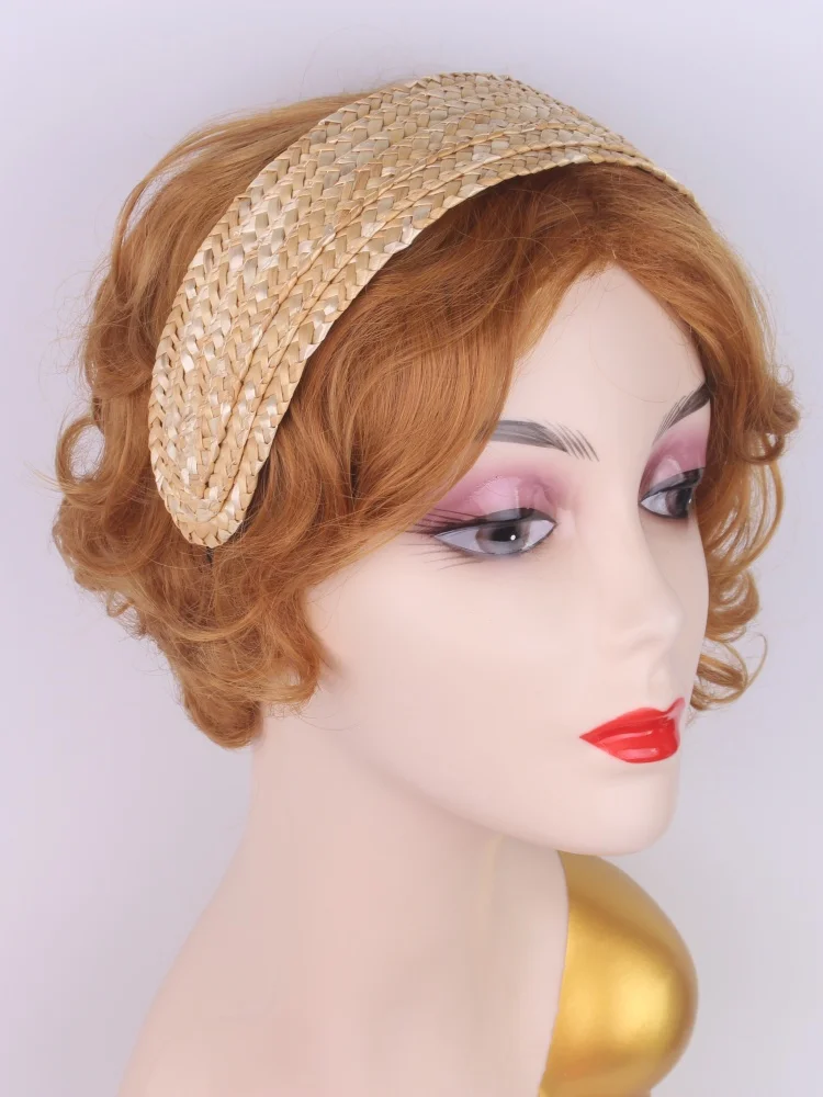 New Fashion Beach Style Hairband For Women Straw Braided Patchwork Headband Cool Turban Summer For Adult Chic Hair Accessories