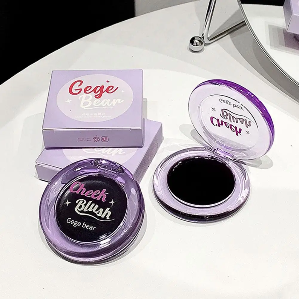 3.5g Transparent Crystal Warm-Colored Blush Natural Lasting Color Rosy Complexion Blush Smooth Natural Perfect Makeup Blush