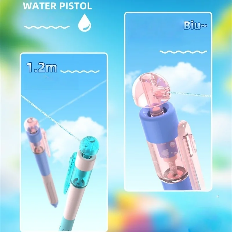 Гелевая ручка с черными чернилами, двойная функция, креативная гелевая ручка, ручка-распылитель воды, интерактивная для школьников, кампуса