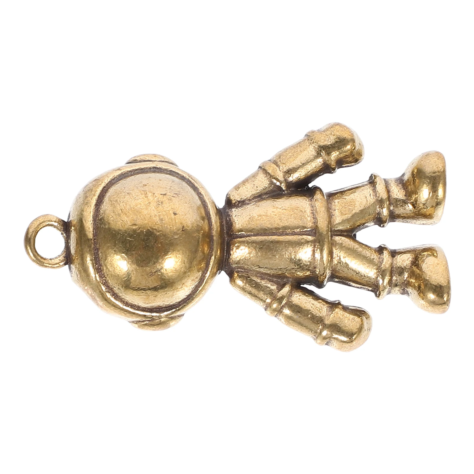 

Space Robot Keychain Astronaut Charms Ornament Pendant Copper Bag Hanging Decor