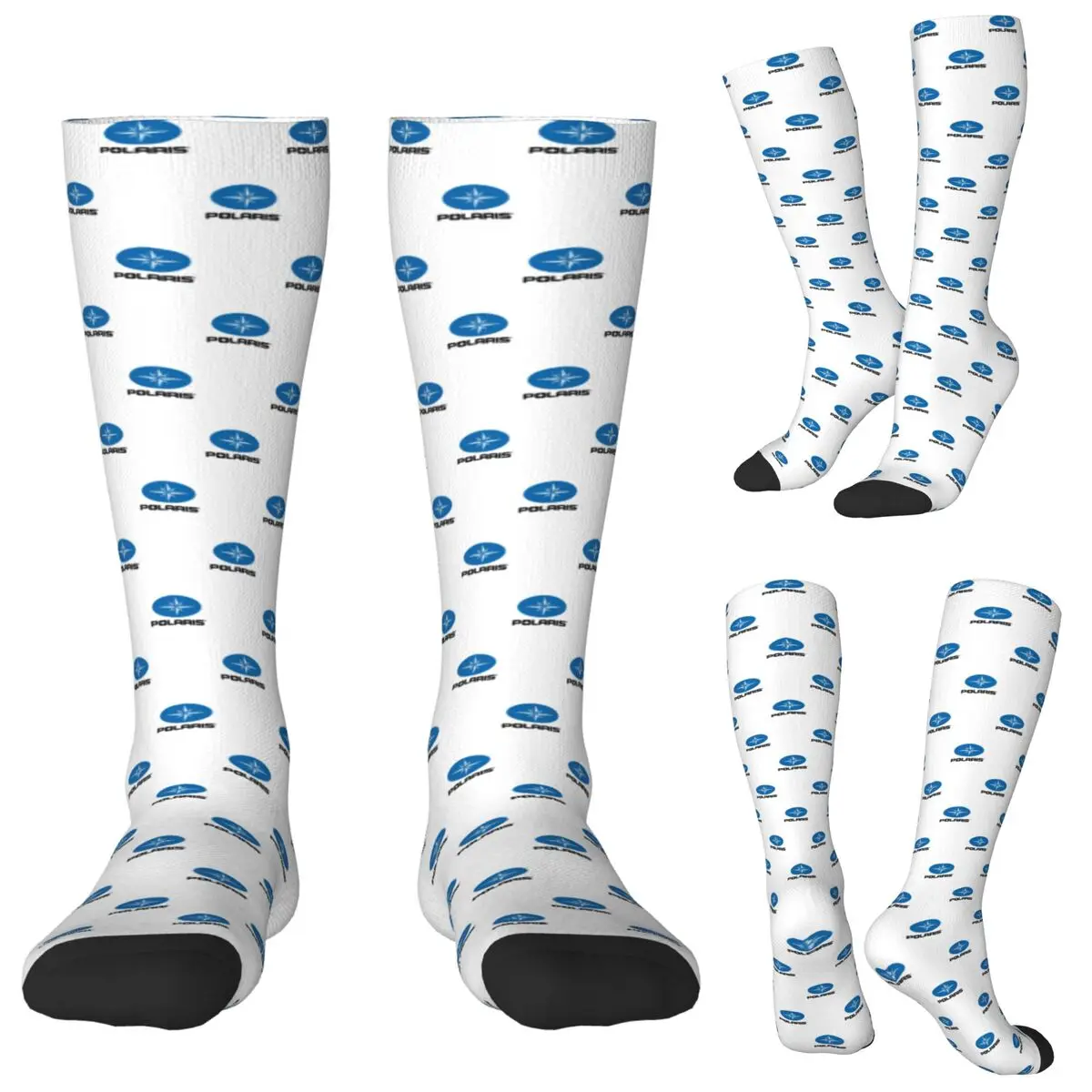 

Носки с логотипом Polaris, чулки в стиле Харадзюку, всесезонные длинные носки, аксессуары для подарка на день рождения унисекс