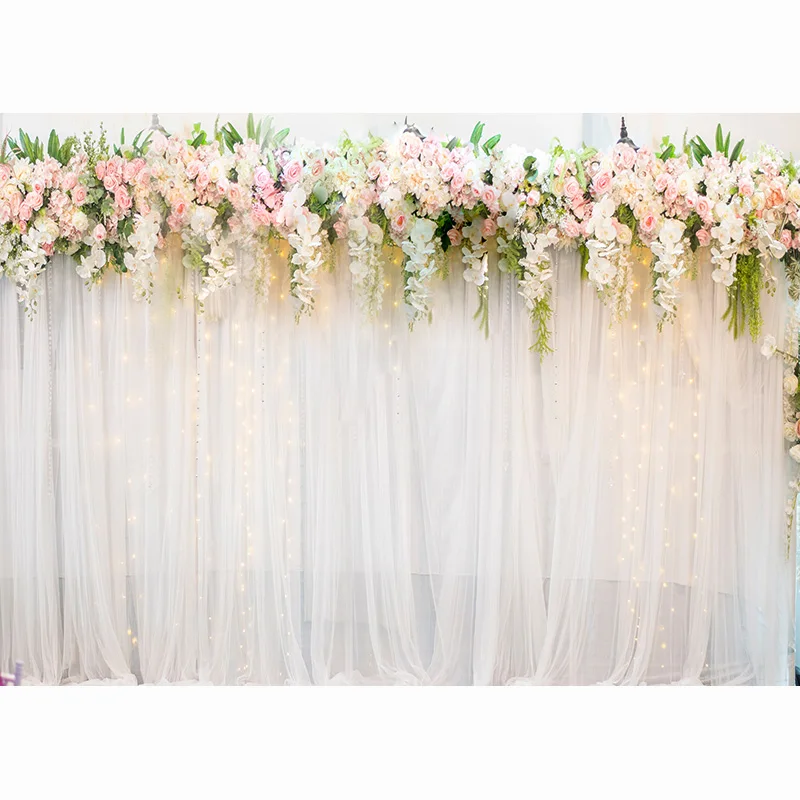 Sheng yongbao bunte Holzbrett digital gedruckte Fotografie Hintergrund Prop Blume Thema Fotostudio Hintergrund HH-02