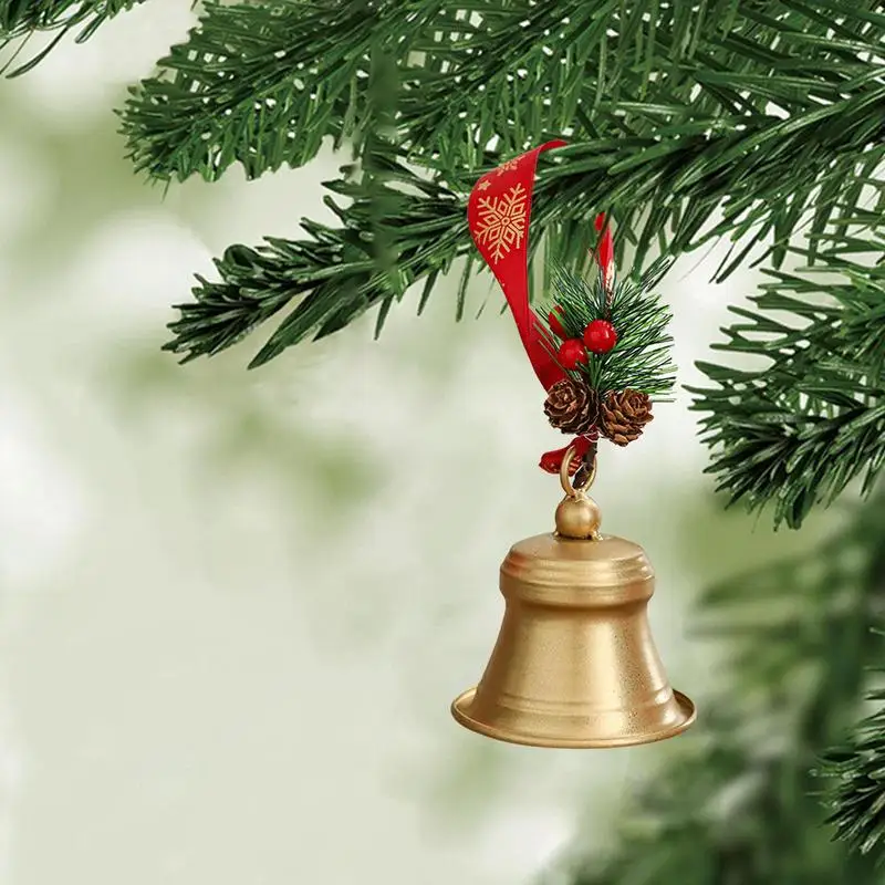 Christmas Tree Ornaments Artisanal Design Christmas Bell Exquisite Design Portable Christmas Tree Bell Christmas Decor For