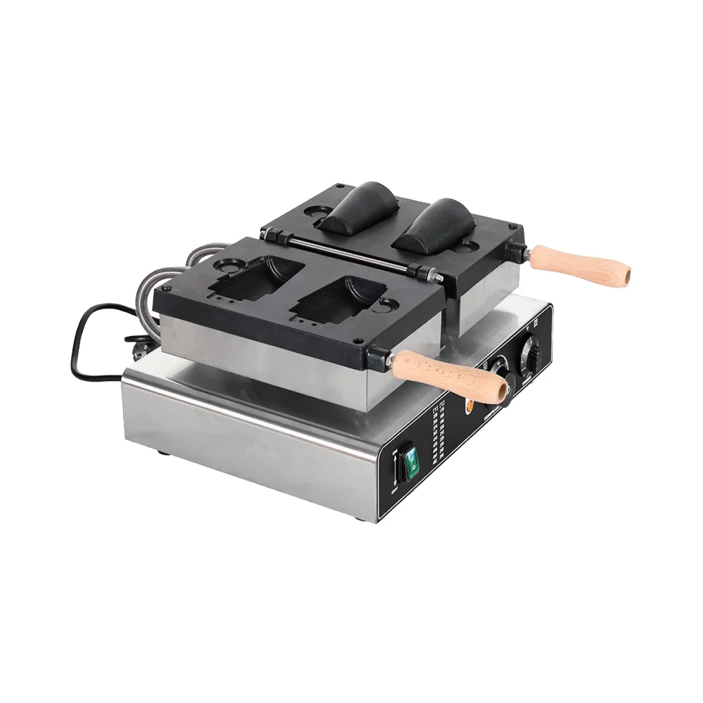 New High Quality Electric Cake Coffee Cup Waffle Machine with High Productivity and Large Capacity