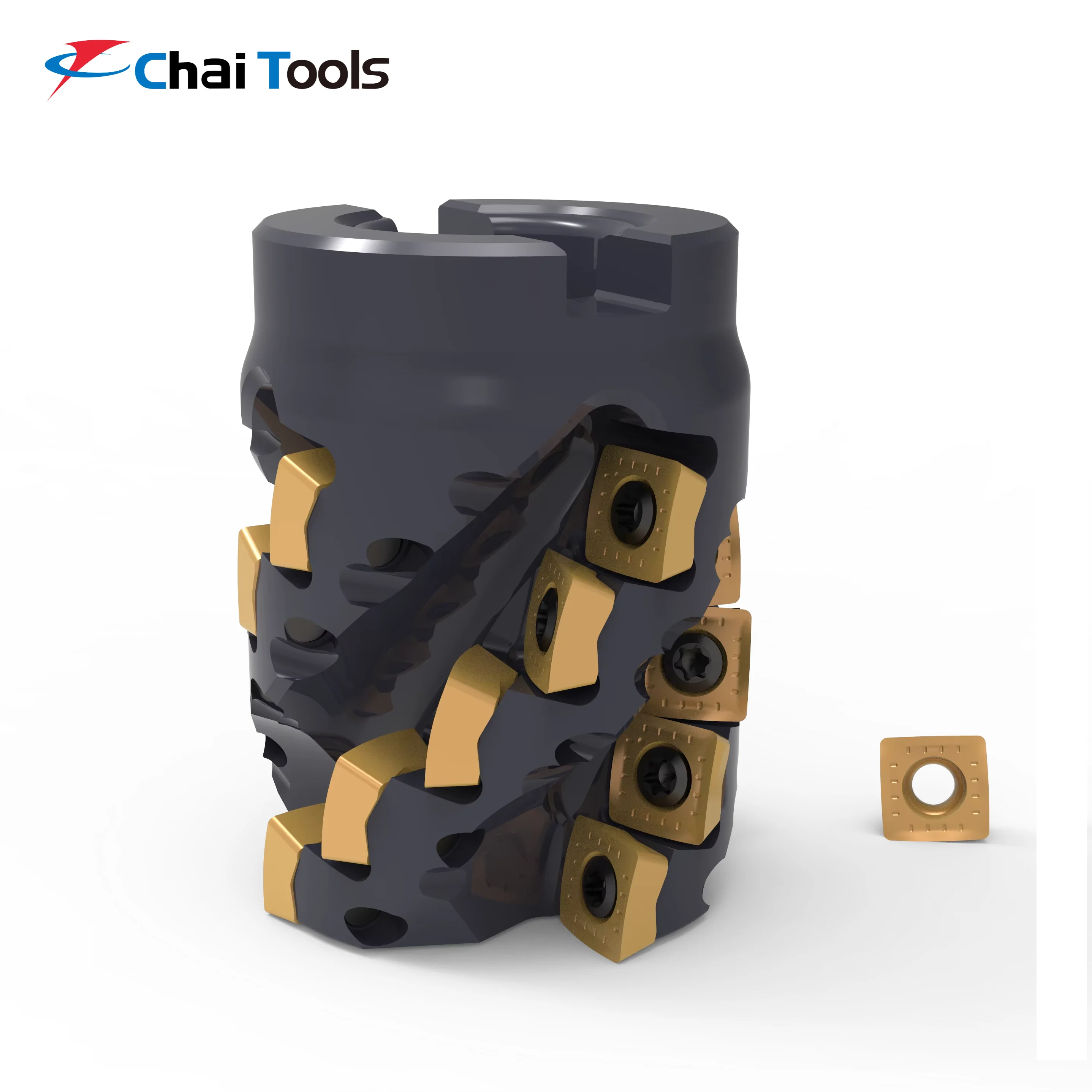 Chai Tools OEM&ODM  CCM90SV-4550A22R-11 CNC Corn Milling Cutter Multi-edges Large Positive Front Angles Spiral Cutting Edges
