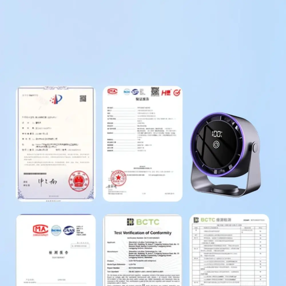 Powerful USB Desk Fan Silent Cooling Air Circulator 100 Wind Speeds Adjustable Portable Electric Blower For Office Dorm Home Use