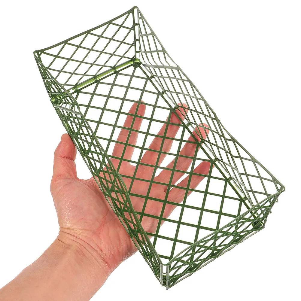 5Pcs Floral Cage Flower Mud Fixer Grid Net Wedding Arch Door Flower Arrangement Holder Floral Soil Holder for Fresh Flowers