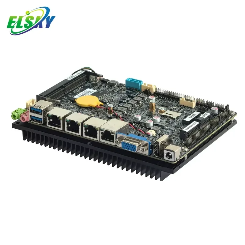 LGA 1200 Motherboard DDR4 M.2 SSD 4LAN I2C Embedded Mainboard for Intel 12th Gen Alder Lake Core i3-1215U Processor